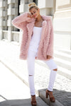 FASHERN FAUX FUR COAT