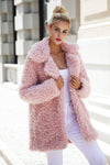 FASHERN FAUX FUR COAT