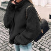 FASHERN OVERSIZE TURTLENECK SWEATER