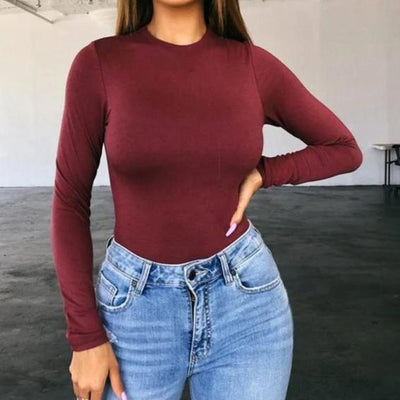 FASHERN L/S BODYSUIT