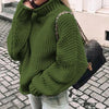 FASHERN OVERSIZE TURTLENECK SWEATER