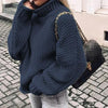FASHERN OVERSIZE TURTLENECK SWEATER