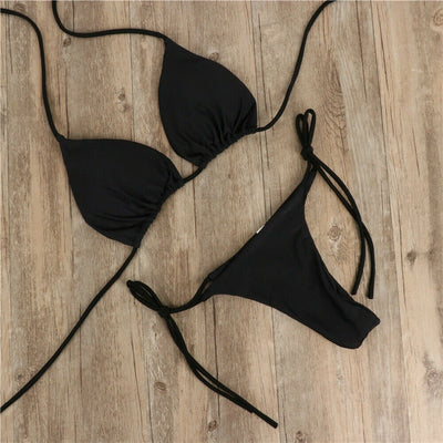 FASHERN PUSH UP BIKINI SET