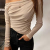 FASHERN ONE SHOULDER TOP