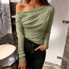 FASHERN ONE SHOULDER TOP