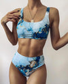 FASHERN BANDEAU PUSH UP BIKINI