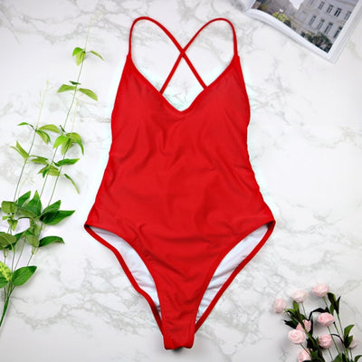 FASHERN ONE PIECE SWIM SET