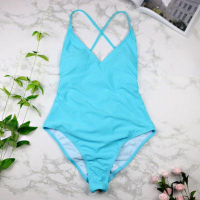 FASHERN ONE PIECE SWIM SET