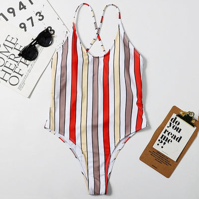 FASHERN ONE PIECE SWIM SET