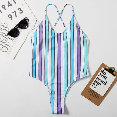 FASHERN ONE PIECE SWIM SET