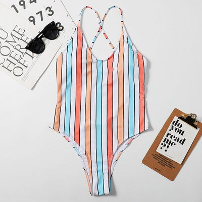 FASHERN ONE PIECE SWIM SET