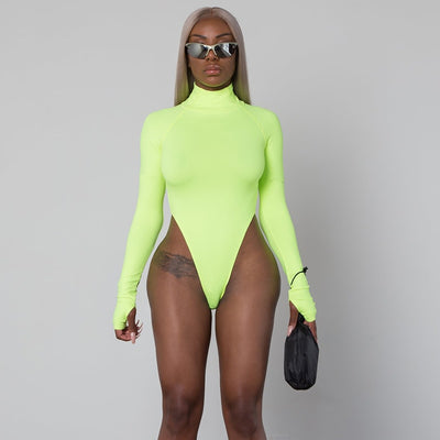 FASHERN NEON BODYSUIT