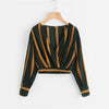FASHERN STRIPE BLOUSE