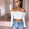 FASHERN CLAIRE CROP TOP