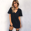 FASHERN MINI CHOKER DRESS