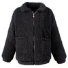 FASHERN FAUX LAMBSWOOL JACKET