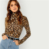 FASHERN LEOPARD PRINT TOP