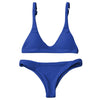 FASHERN PADDED SCOOP NECK BIKINI SET