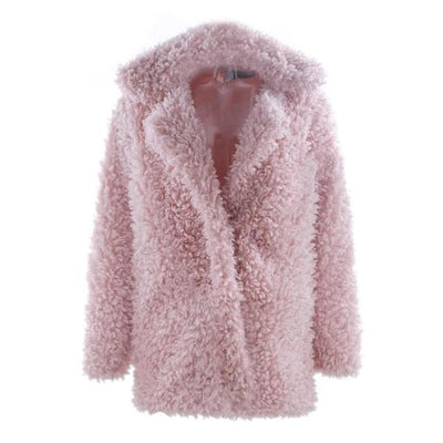FASHERN FAUX FUR COAT