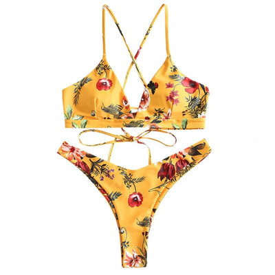 FASHERN FLOWER BIKINI