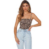 FASHERN PRINT SPAGHETTI STRAP BODYSUIT