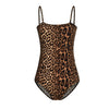 FASHERN PRINT SPAGHETTI STRAP BODYSUIT